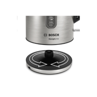 Bosch | Kettle | DesignLine TWK4P440 | Electric | 2400 W | 1.7 L | Stainless steel | 360 rotational base | Stainless steel/Black Bosch | Kettle | DesignLine TWK4P440 | Electric | 2400 W | 1.7 L | Stainless steel | 360 rotational base | Stainless steel/Black