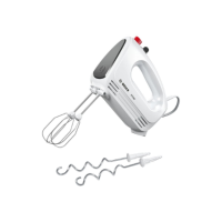 Bosch | Hand Mixer | MFQ22100 CleverMixx | Hand Mixer | 375 W | Number of speeds 4 | Turbo mode | White/Dark Grey Bosch | Hand Mixer | MFQ22100 CleverMixx | Hand Mixer | 375 W | Number of speeds 4 | Turbo mode | White/Dark Grey