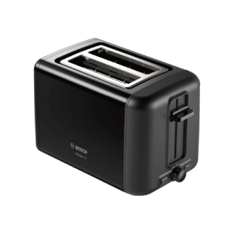 Bosch | DesignLine Toaster | TAT3P423 | Power 970 W | Number of slots 2 | Housing material Stainless steel | Black Bosch | DesignLine Toaster | TAT3P423 | Power 970 W | Number of slots 2 | Housing material Stainless steel | Black