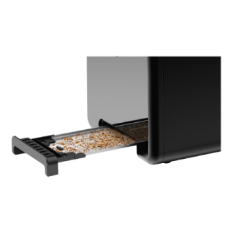 Bosch | DesignLine Toaster | TAT3P423 | Power 970 W | Number of slots 2 | Housing material Stainless steel | Black Bosch | DesignLine Toaster | TAT3P423 | Power 970 W | Number of slots 2 | Housing material Stainless steel | Black