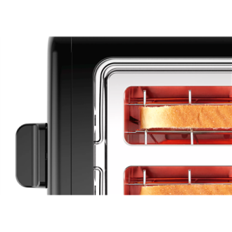 Bosch | DesignLine Toaster | TAT3P423 | Power 970 W | Number of slots 2 | Housing material Stainless steel | Black Bosch | DesignLine Toaster | TAT3P423 | Power 970 W | Number of slots 2 | Housing material Stainless steel | Black