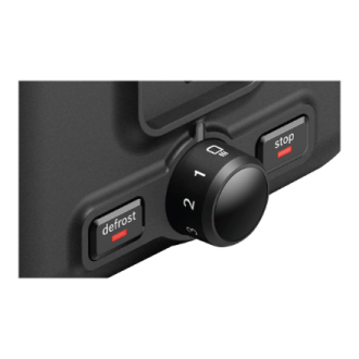 Bosch | DesignLine Toaster | TAT3P423 | Power 970 W | Number of slots 2 | Housing material Stainless steel | Black Bosch | DesignLine Toaster | TAT3P423 | Power 970 W | Number of slots 2 | Housing material Stainless steel | Black