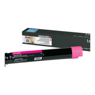 Lexmark X950X2MG | X95x Magenta Extra High Yield Toner Cartridge (22K) | Cartridge | Magenta Lexmark X950X2MG | X95x Magenta Extra High Yield Toner Cartridge (22K) | Cartridge | Magenta