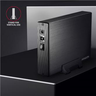 AXAGON | Compact aluminum USB 3.2 Gen 1 external box SATA intended for 3.5