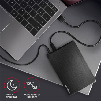 AXAGON | Compact aluminum USB 3.2 Gen 1 external box SATA intended for 3.5