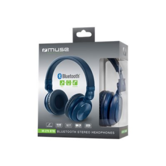 Muse | M-276BTB | Wireless | On-Ear | Microphone | Wireless | Blue Muse | M-276BTB | Wireless | On-Ear | Microphone | Wireless | Blue