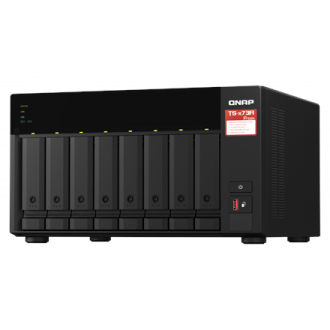 QNAP | 8-Bay QTS and QuTS hero NAS | TS-873A-8G | Up to 8 HDD/SSD Hot-Swap | AMD Ryzen | Ryzen V1500B Quad-Core | Processor freq QNAP | 8-Bay QTS and QuTS hero NAS | TS-873A-8G | Up to 8 HDD/SSD Hot-Swap | AMD Ryzen | Ryzen V1500B Quad-Core | Processor freq