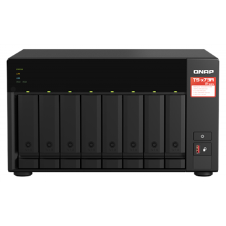 QNAP | 8-Bay QTS and QuTS hero NAS | TS-873A-8G | Up to 8 HDD/SSD Hot-Swap | AMD Ryzen | Ryzen V1500B Quad-Core | Processor freq QNAP | 8-Bay QTS and QuTS hero NAS | TS-873A-8G | Up to 8 HDD/SSD Hot-Swap | AMD Ryzen | Ryzen V1500B Quad-Core | Processor freq