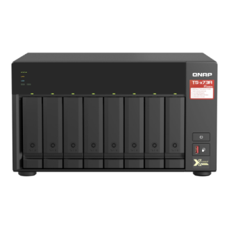 QNAP | 8-Bay QTS and QuTS hero NAS | TS-873A-8G | Up to 8 HDD/SSD Hot-Swap | AMD Ryzen | Ryzen V1500B Quad-Core | Processor freq QNAP | 8-Bay QTS and QuTS hero NAS | TS-873A-8G | Up to 8 HDD/SSD Hot-Swap | AMD Ryzen | Ryzen V1500B Quad-Core | Processor freq