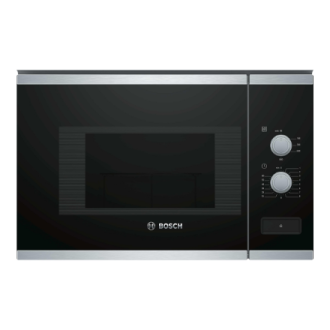 Bosch | Microwave Oven | BFL520MS0 | Built-in | 20 L | 800 W | Stainless steel/Black Bosch | Microwave Oven | BFL520MS0 | Built-in | 20 L | 800 W | Stainless steel/Black