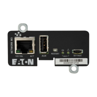 Eaton | Cybersecure Gigabit NETWORK-M3 Card for UPS and PDU | Network-M3 Eaton | Cybersecure Gigabit NETWORK-M3 Card for UPS and PDU | Network-M3