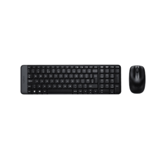 Logitech | Combo Wireless Keyboard and Mouse | MK220 | Keyboard and Mouse | Wireless | Mouse included | US | Black | N/A Logitech | Combo Wireless Keyboard and Mouse | MK220 | Keyboard and Mouse | Wireless | Mouse included | US | Black | N/A