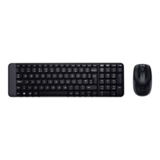 Logitech | Combo Wireless Keyboard and Mouse | MK220 | Keyboard and Mouse | Wireless | Mouse included | US | Black | N/A Logitech | Combo Wireless Keyboard and Mouse | MK220 | Keyboard and Mouse | Wireless | Mouse included | US | Black | N/A