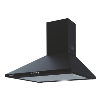 CATA | Hood | OMEGA 600 BK | Wall mounted | Energy efficiency class C | Width 60 cm | 645 m /h | Mechanical | LED | Black CATA | Hood | OMEGA 600 BK | Wall mounted | Energy efficiency class C | Width 60 cm | 645 m /h | Mechanical | LED | Black