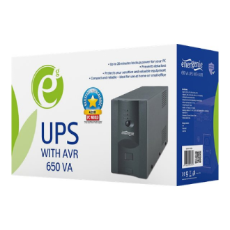 EnerGenie | UPS UPS-PC-652A with AVR | 650 VA | 220 V | 220 V EnerGenie | UPS UPS-PC-652A with AVR | 650 VA | 220 V | 220 V
