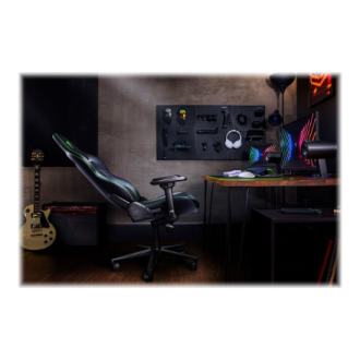 Razer Enki Gaming Chair with Enchanced Customization, Black/Green | Razer Ergonomic Gaming Chair Enki EPU Synthetic Leather Stee Razer Enki Gaming Chair with Enchanced Customization, Black/Green | Razer Ergonomic Gaming Chair Enki EPU Synthetic Leather Stee