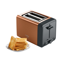 Bosch | DesignLine Toaster | TAT4P429 | Power 970 W | Number of slots 2 | Housing material Stainless Steel | Copper/Black Bosch | DesignLine Toaster | TAT4P429 | Power 970 W | Number of slots 2 | Housing material Stainless Steel | Copper/Black