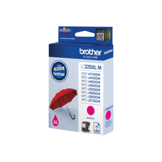 Brother LC-225XLM | Ink Cartridge | Magenta Brother LC-225XLM | Ink Cartridge | Magenta