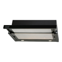 CATA | Hood | TF 2003 600 GBK | Telescopic | Energy efficiency class C | Width 60 cm | 390 m /h | Mechanical control | LED | Bla CATA | Hood | TF 2003 600 GBK | Telescopic | Energy efficiency class C | Width 60 cm | 390 m /h | Mechanical control | LED | Bla
