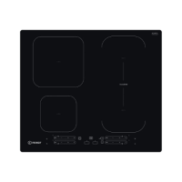 INDESIT | Hob | IB 65B60 NE | Induction | Number of burners/cooking zones 4 | Touch | Timer | Black