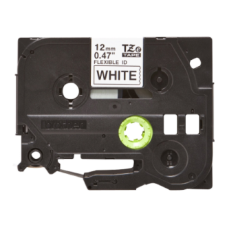 Brother | TZe-FX231 Flexible ID Laminated Tape | Black on White | TZe | 8 m | 1.2 cm Brother | TZe-FX231 Flexible ID Laminated Tape | Black on White | TZe | 8 m | 1.2 cm