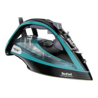 TEFAL | Ultimate Pure FV9844E0 | Steam Iron | 3200 W | Water tank capacity 350 ml | Continuous steam 60 g/min | Steam boost perf