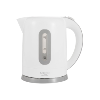Adler | Kettles | AD 1234 | Standard kettle | 2200 W | 1.7 L | Plastic | 360 rotational base | White