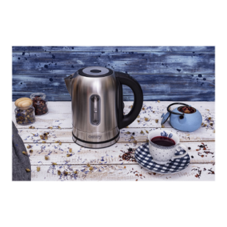 Camry | Kettle | CR 1253 | With electronic control | 2200 W | 1.7 L | Stainless steel | 360 rotational base | Stainless steel