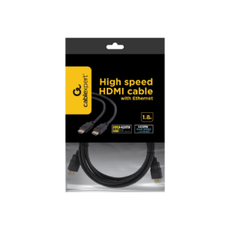 Cablexpert | CC-HDMI4-6 | High speed HDMI male-male cable | HDMI to HDMI | 1.8 m Cablexpert | CC-HDMI4-6 | High speed HDMI male-male cable | HDMI to HDMI | 1.8 m