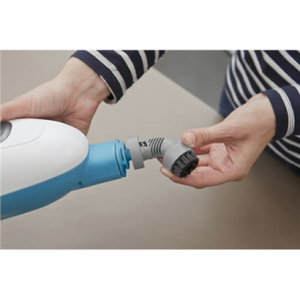 BLACK & DECKER | Steam mop | FSMH13E10-QS | Power 1300 W | Water tank capacity 0.38 L | White/Blue BLACK & DECKER | Steam mop | FSMH13E10-QS | Power 1300 W | Water tank capacity 0.38 L | White/Blue