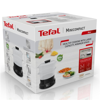 TEFAL | Food Steamer | VC139810 | Black | 800 W | Capacity 6 L | Number of baskets 2 TEFAL | Food Steamer | VC139810 | Black | 800 W | Capacity 6 L | Number of baskets 2