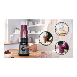 Bosch | VitaPower ToGo Smoothie Maker | MMB2111S | Tabletop | 450 W | Jar material Tritan | Jar capacity 0.6 L | Ice crushing | Bosch | VitaPower ToGo Smoothie Maker | MMB2111S | Tabletop | 450 W | Jar material Tritan | Jar capacity 0.6 L | Ice crushing |