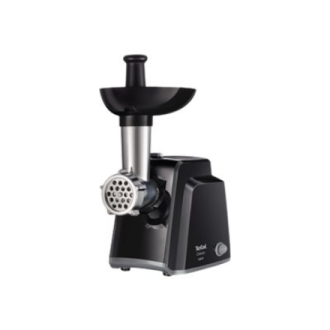 TEFAL | Meat mincer | NE105838 | Black | 1400 W | Number of speeds 1 | Throughput (kg/min) 1.7 | The set includes 3 stainless st TEFAL | Meat mincer | NE105838 | Black | 1400 W | Number of speeds 1 | Throughput (kg/min) 1.7 | The set includes 3 stainless st