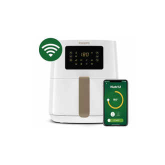 Philips | Airfryer Connected | HD9255/30 Series 5000 | Power 1400 W | Capacity 4.1 L | White Philips | Airfryer Connected | HD9255/30 Series 5000 | Power 1400 W | Capacity 4.1 L | White