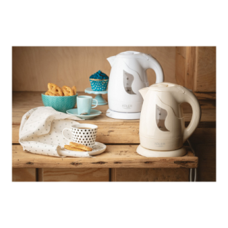 Adler | Kettle | AD 08 b | Standard | 850 W | 1 L | Plastic | 360 rotational base | Beige Adler | Kettle | AD 08 b | Standard | 850 W | 1 L | Plastic | 360 rotational base | Beige