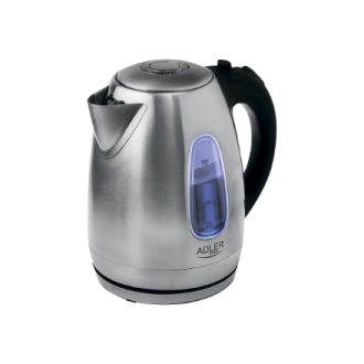 Adler | Kettle | AD 1223 | Standard | 2200 W | 1.7 L | Stainless steel | 360 rotational base | Stainless steel Adler | Kettle | AD 1223 | Standard | 2200 W | 1.7 L | Stainless steel | 360 rotational base | Stainless steel