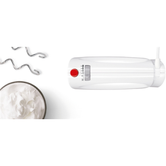 Bosch Hand Mixer MFQ3030 Hand Mixer 350 W Number of speeds 4 Stainless steel/Plastic Turbo mode White Bosch Hand Mixer MFQ3030 Hand Mixer 350 W Number of speeds 4 Stainless steel/Plastic Turbo mode White