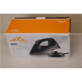 SALE OUT. ETA ETA127690000 Kiara Iron, Ceramic, 2200 W, Water tank 220 ml, Black | ETA | Iron | Kiara ETA127690000 | Cordless St SALE OUT. ETA ETA127690000 Kiara Iron, Ceramic, 2200 W, Water tank 220 ml, Black | ETA | Iron | Kiara ETA127690000 | Cordless St