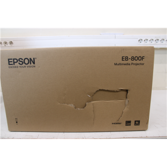 SALE OUT. Epson EB-800F 3LCD Projector /16:9/5000Lm/2500000:1, White DAMAGED PACKAGING | Epson | EB-800F | Full HD (1920x1080) | SALE OUT. Epson EB-800F 3LCD Projector /16:9/5000Lm/2500000:1, White DAMAGED PACKAGING | Epson | EB-800F | Full HD (1920x1080) |