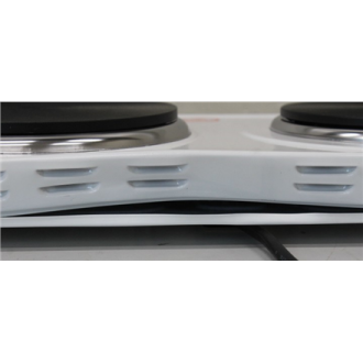 SALE OUT. Tristar KP-6245 Hot plate, 2 thermostats, 2 burners, 5 adjustable settings, Heat resisting housing, 1500W&1100W, White SALE OUT. Tristar KP-6245 Hot plate, 2 thermostats, 2 burners, 5 adjustable settings, Heat resisting housing, 1500W&1100W, White