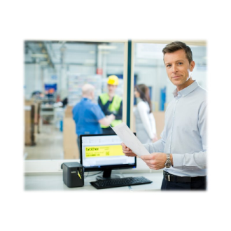 Brother PTP950NW | Mono | Thermal transfer | PC Professional label printer | Wi-Fi | Black Brother PTP950NW | Mono | Thermal transfer | PC Professional label printer | Wi-Fi | Black