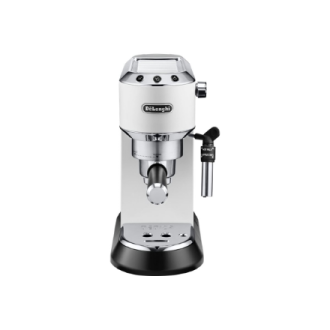 Delonghi | Dedica Pump Espresso | EC685W | Pump pressure 15 bar | Built-in milk frother | Semi-automatic | 1300 W | White Delonghi | Dedica Pump Espresso | EC685W | Pump pressure 15 bar | Built-in milk frother | Semi-automatic | 1300 W | White