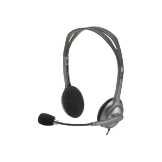 Logitech | LGT-H110 | Stereo headset | Black, Silver Logitech | LGT-H110 | Stereo headset | Black, Silver