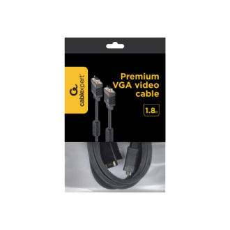 Cablexpert | 1.8m HD15 M/M | VGA (D-Sub) | VGA (D-Sub) | VGA to VGA | 1.8 m Cablexpert | 1.8m HD15 M/M | VGA (D-Sub) | VGA (D-Sub) | VGA to VGA | 1.8 m