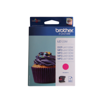 Brother LC123M | Ink Cartridge | Magenta Brother LC123M | Ink Cartridge | Magenta