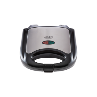 Adler | Sandwich maker | AD 3015 | 750 W | Number of plates 1 | Number of pastry 2 | Black