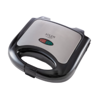 Adler | Sandwich maker | AD 3015 | 750 W | Number of plates 1 | Number of pastry 2 | Black Adler | Sandwich maker | AD 3015 | 750 W | Number of plates 1 | Number of pastry 2 | Black
