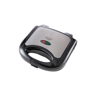 Adler | Sandwich maker | AD 3015 | 750 W | Number of plates 1 | Number of pastry 2 | Black