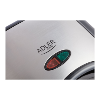 Adler | Sandwich maker | AD 3015 | 750 W | Number of plates 1 | Number of pastry 2 | Black