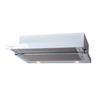CATA | Hood | TF 2003 600 GWH | Telescopic | Energy efficiency class C | Width 60 cm | 390 m /h | Mechanical control | LED | Whi CATA | Hood | TF 2003 600 GWH | Telescopic | Energy efficiency class C | Width 60 cm | 390 m /h | Mechanical control | LED | Whi